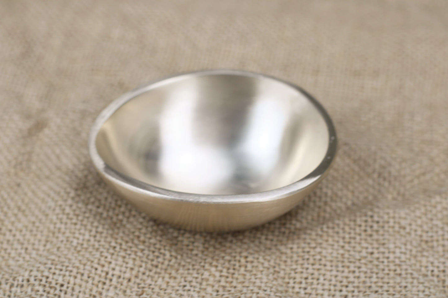 Ayurvedic Bronze Mini Bowl – 150g, 40ml | Glossy & Matte Finish for Sauce, Chutney, Cardamom Kumkum, & More