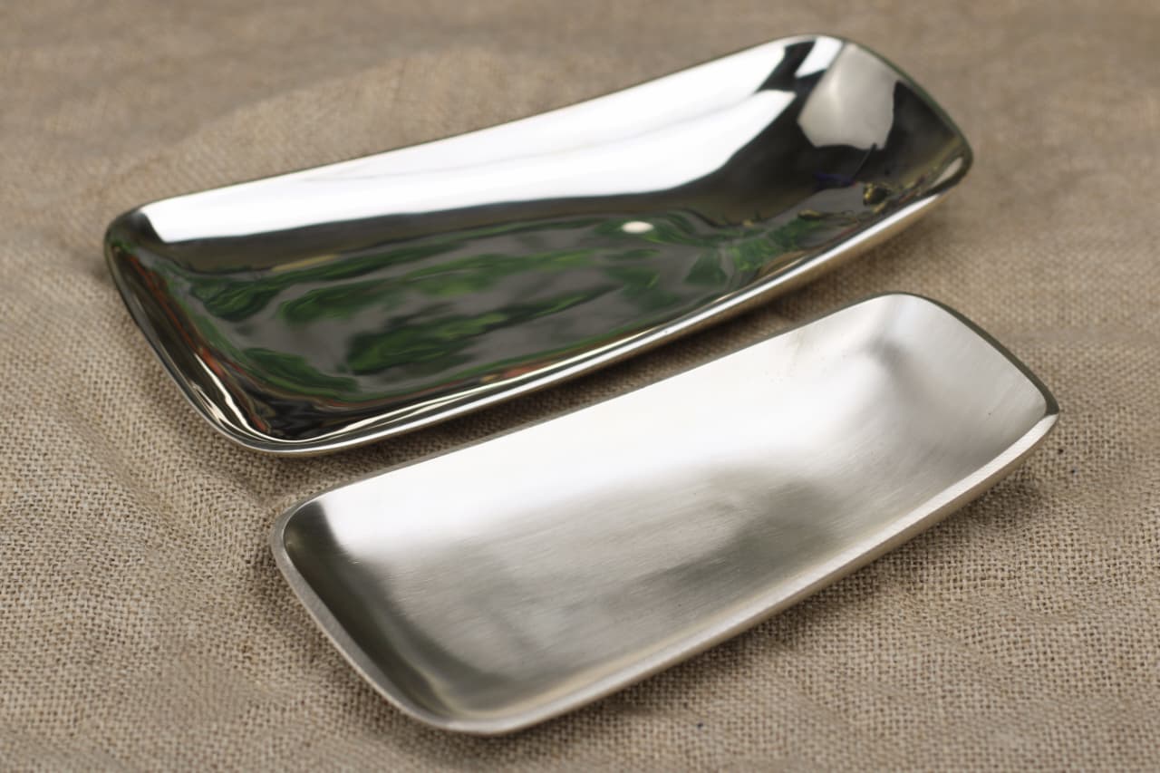 Kansyakar Signature Bronze Snack Tray – Small & Medium | Glossy & Matte Finishes | Perfect for Starters & Appetizers