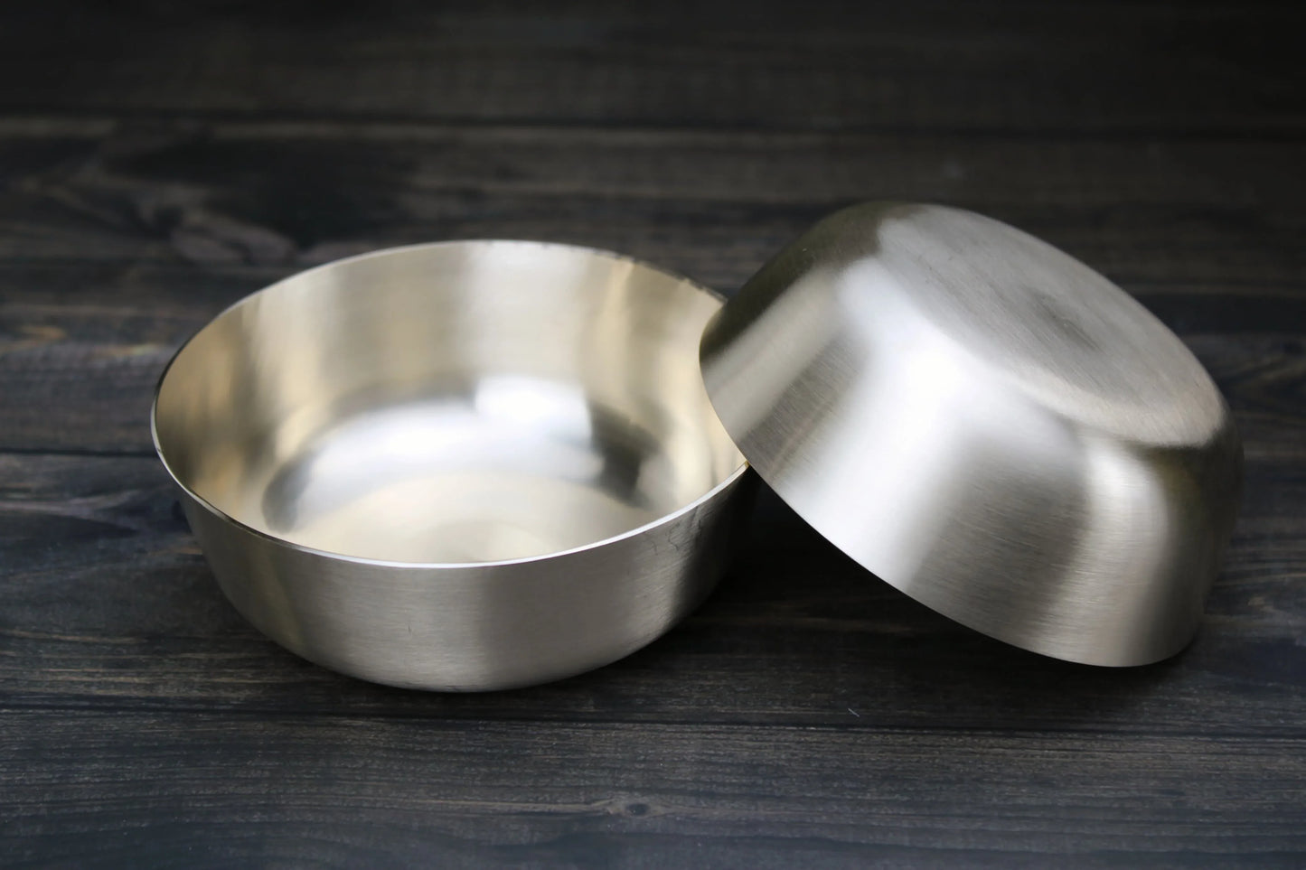 Royal Rajasthani Vati bronze curry bowl by Kansyakar, glossy and matte finishes, ideal for kadhi, dal, and rich gravies.