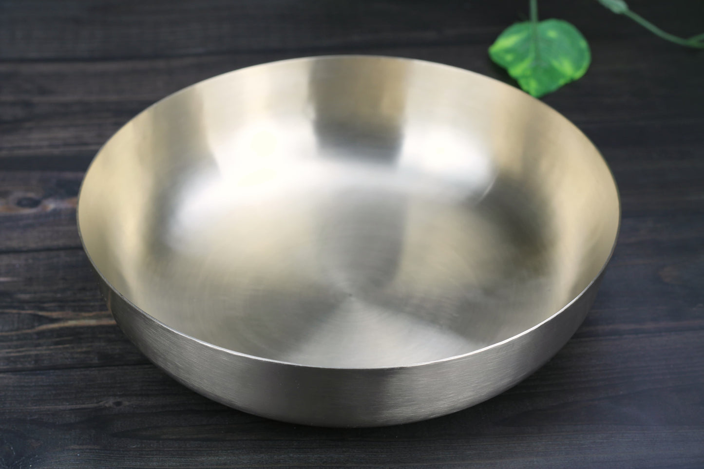 Handcrafted Bronze Dough Kneading Bowl – 1500ml | Traditional Kitchenware