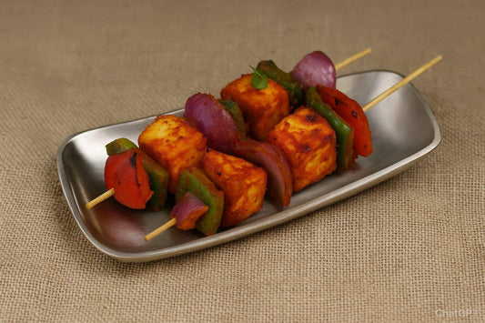 Kansyakar Signature Bronze Snack Tray in small and medium sizes, with glossy and matte finishes, ideal for starters and appetizers.