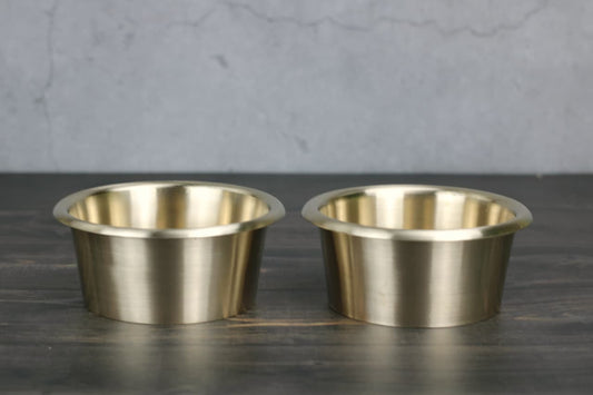 Bronze Traditional Rim Bowl – 220ml | Pure Kansa Serving Bowl | Ayurvedic Dining & Gifting