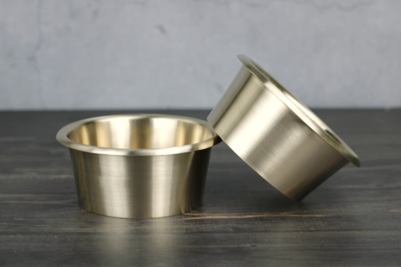 Bronze Traditional Rim Bowl – 220ml | Pure Kansa Serving Bowl | Ayurvedic Dining & Gifting