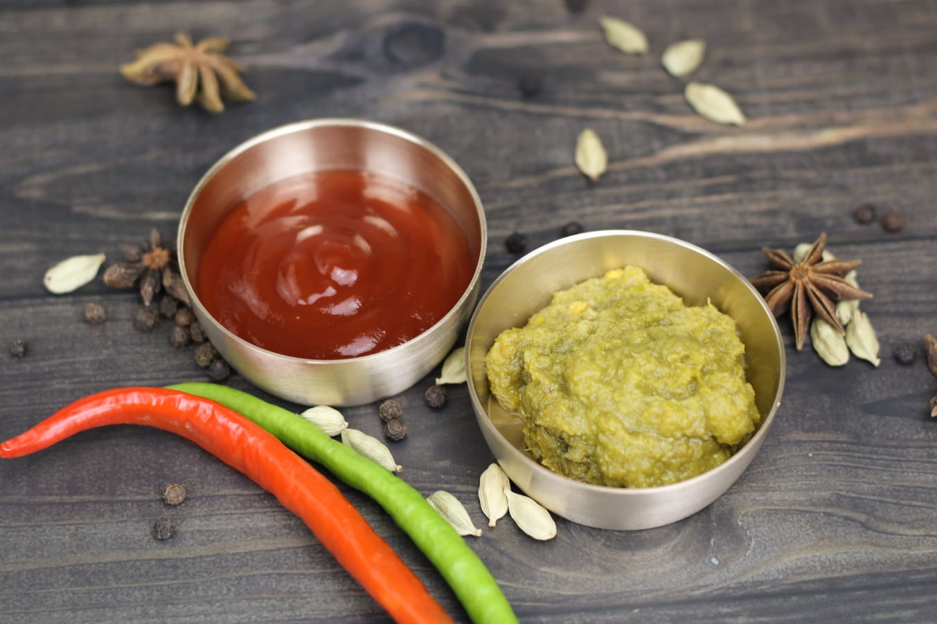 Petite Bronze Sauce Bowl – Elegant Chutney & Condiment Dish