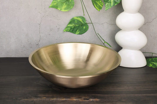 Authentic Bronze South Indian Kadai - Deep Kadai with Glossy & Matte Options