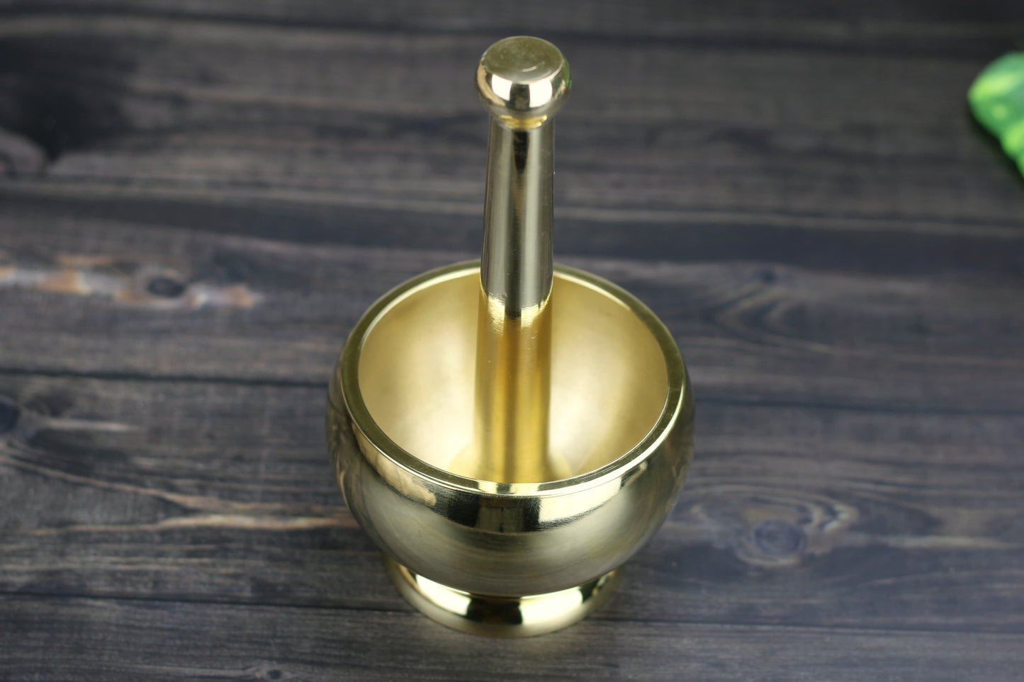 Premium Handcrafted Brass Mortar and Pestle for Spices & Ayurveda | Indian Spice Grinder (4 Sizes)