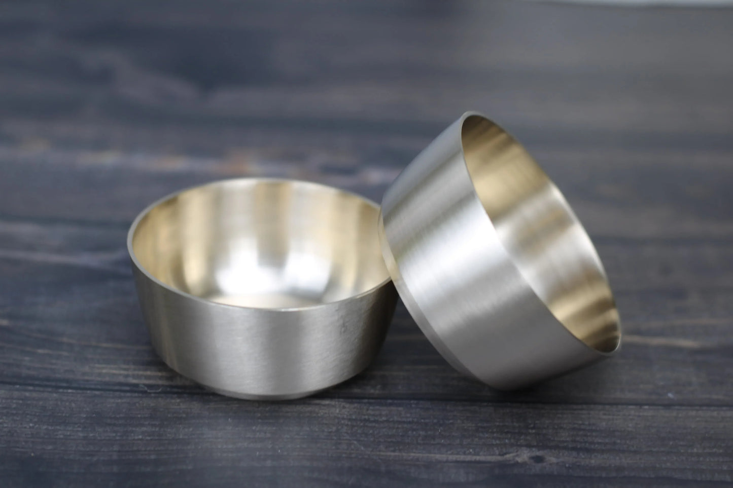Sacred bronze Divine Mini Prasadam Bowl by Kansyakar, small offering cup with intricate designs for religious rituals.
