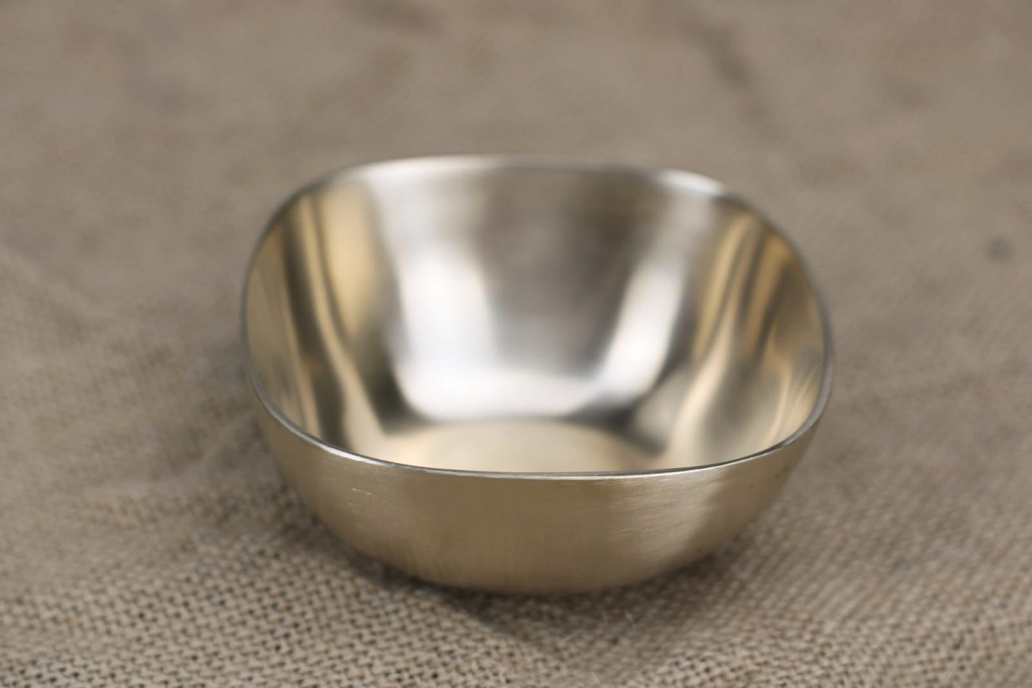Bronze Square Bowl – Small, Medium, Large | Glossy or Matte Finish | Decorative, Elegant Tableware