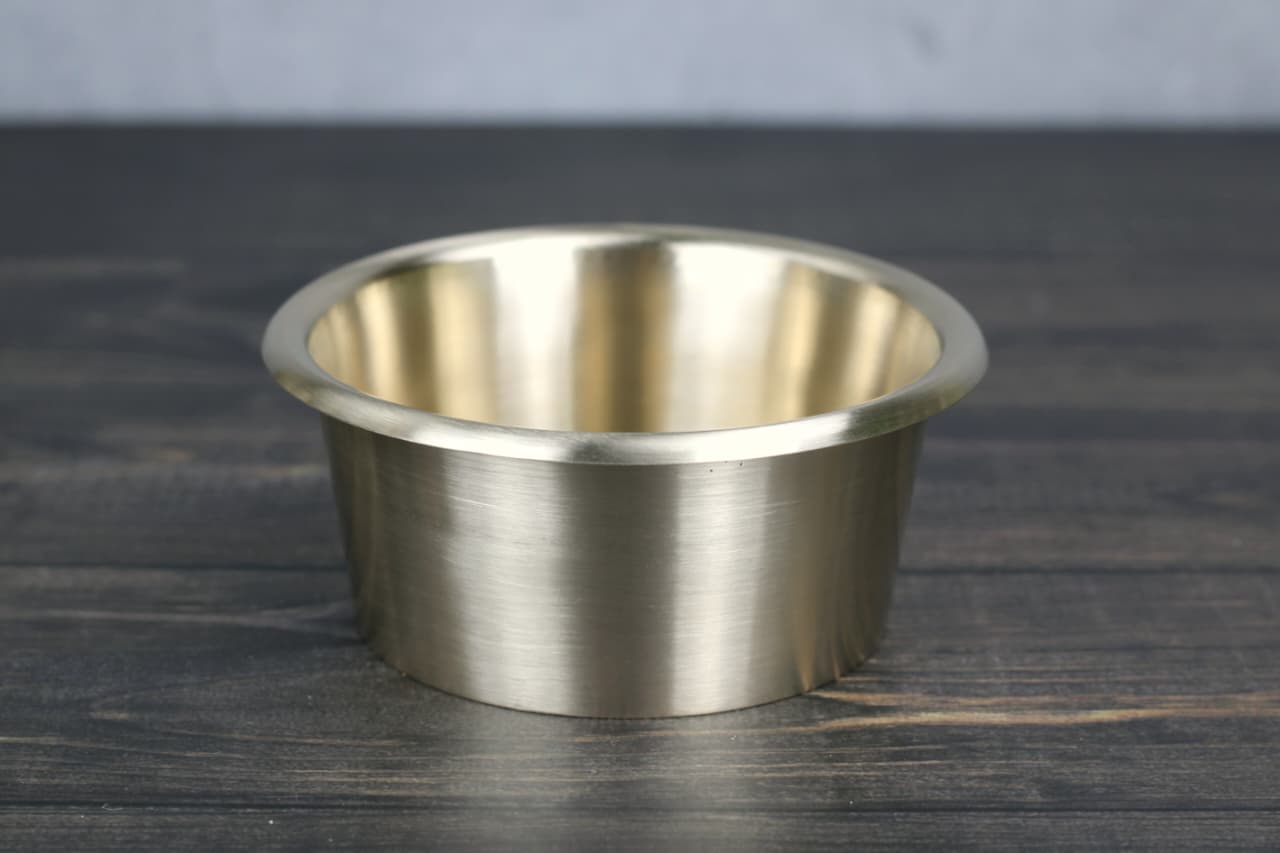 Bronze Traditional Rim Bowl – 220ml | Pure Kansa Serving Bowl | Ayurvedic Dining & Gifting