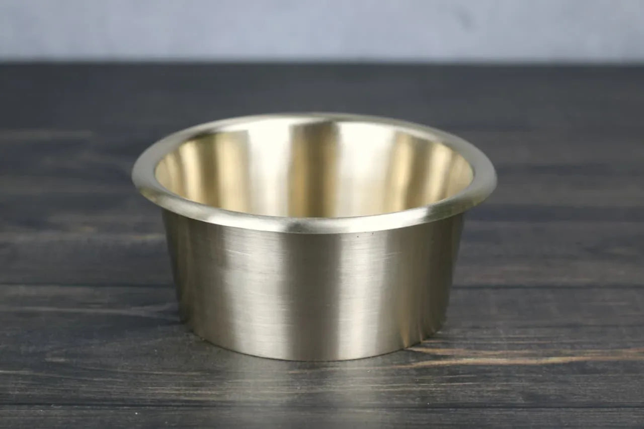 Bronze traditional rim bowl by Kansyakar, 220ml, Ayurvedic Kansa serving bowl for dining and gifting, simple and elegant design.