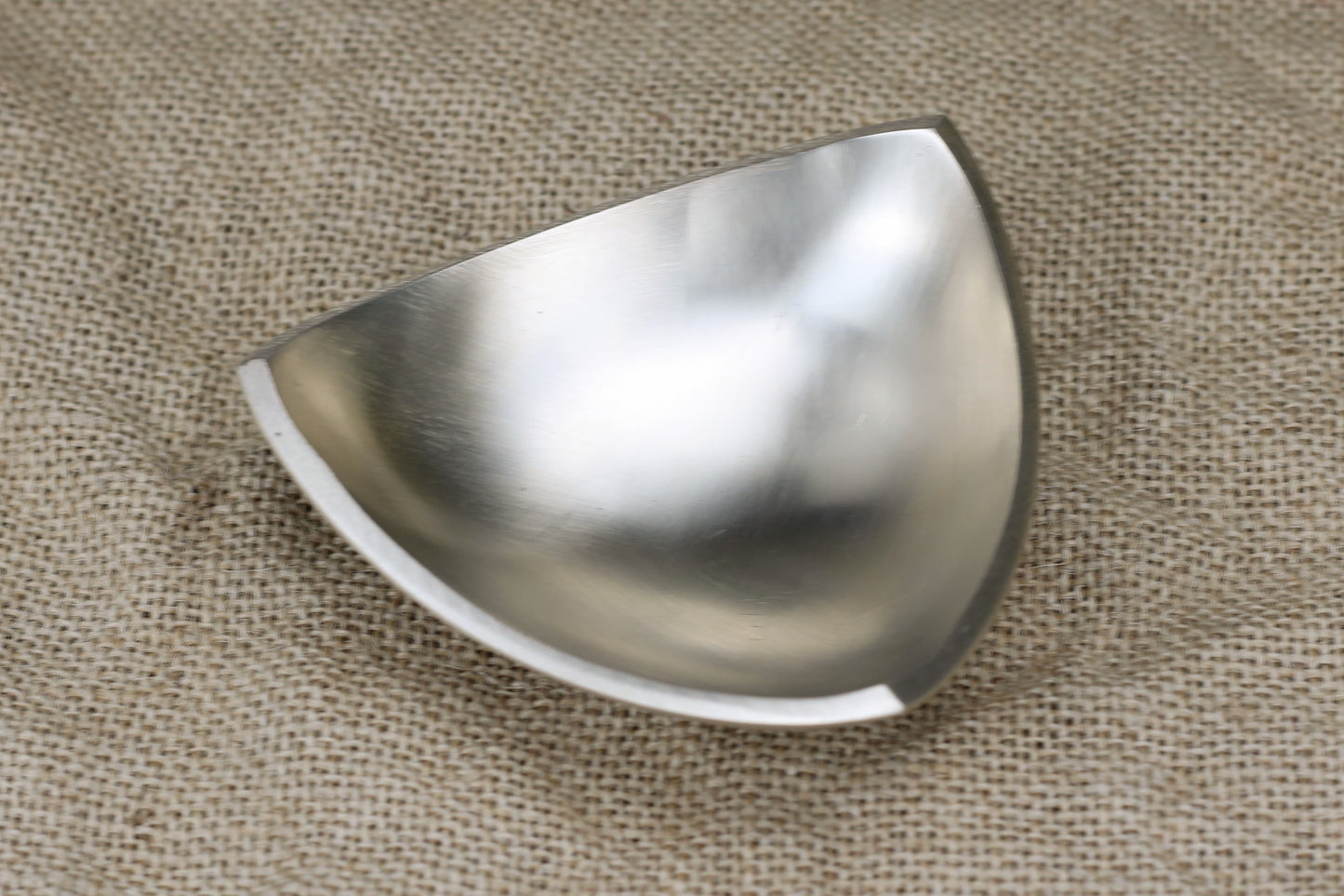 Modern Triangle Bronze Mukhwas Bowl – Pure Bronze Decorative Accent | Minimalist Home Decor & Gift