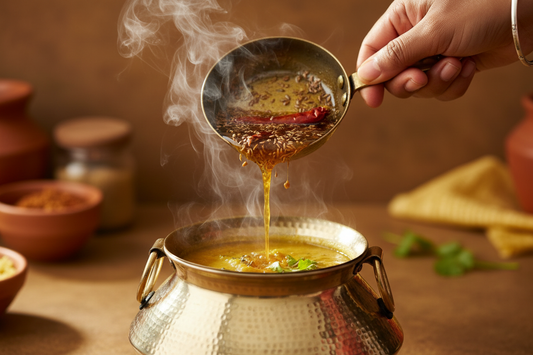 Brass Degchi for Cooking Dal & Kadhi: Traditional Indian Cookware for Better Taste & Health