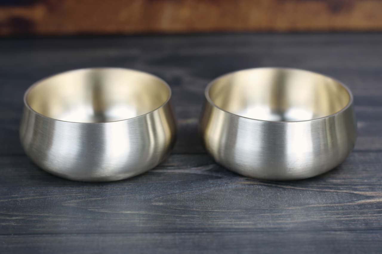 Kansyakar Bronze Tangy Dinner Set – 6 Pieces | Pure Bronze Thali Set (11 & 12 Inch Plate Options)