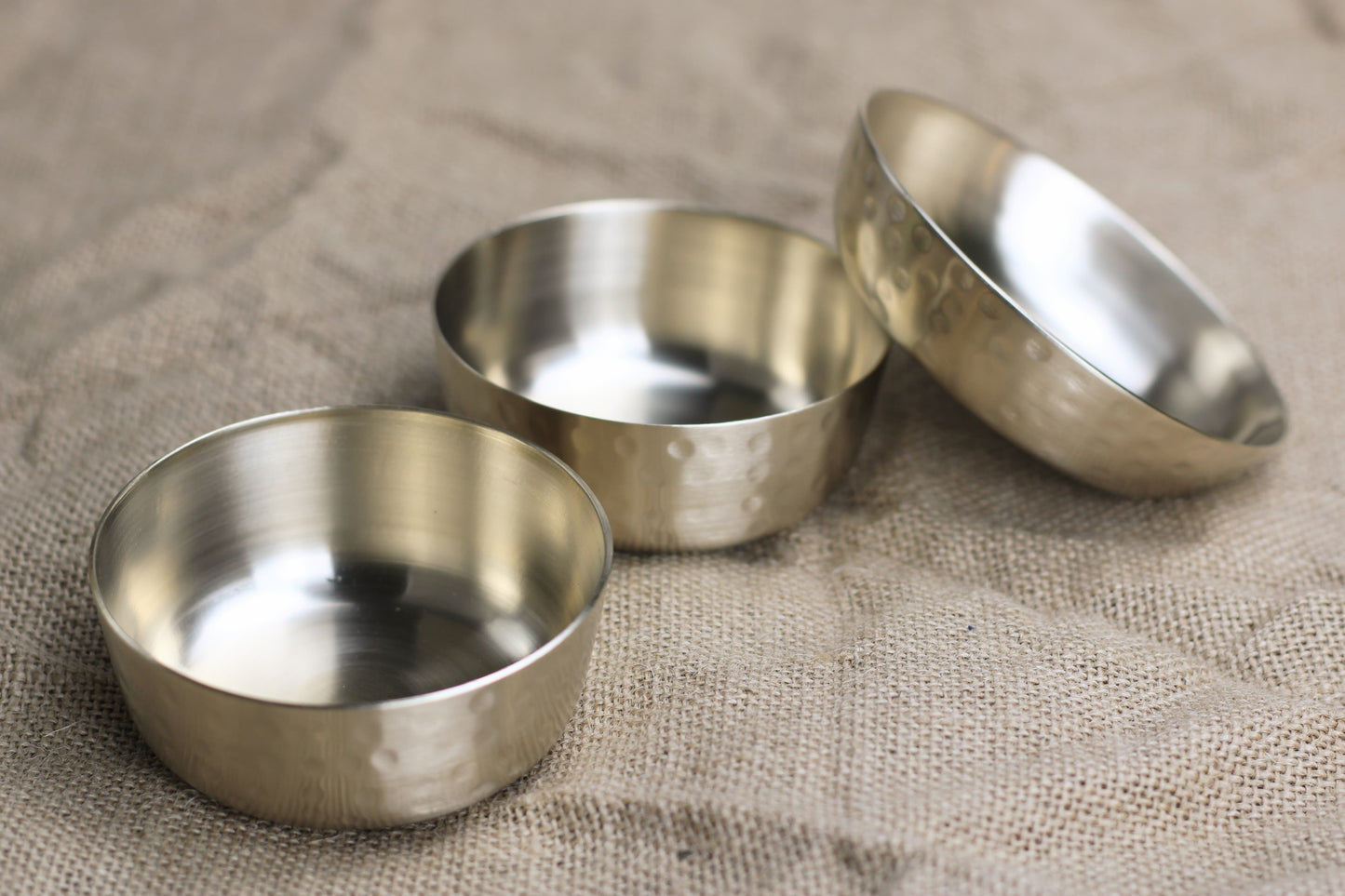 Hand-Hammered Bronze Thali Set – 7-Piece Artisan Dinnerware | Kansyakar Signature Series