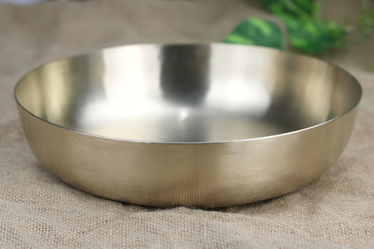 Handcrafted Bronze Dough Kneading Bowl – 1500ml | Traditional Kitchenware