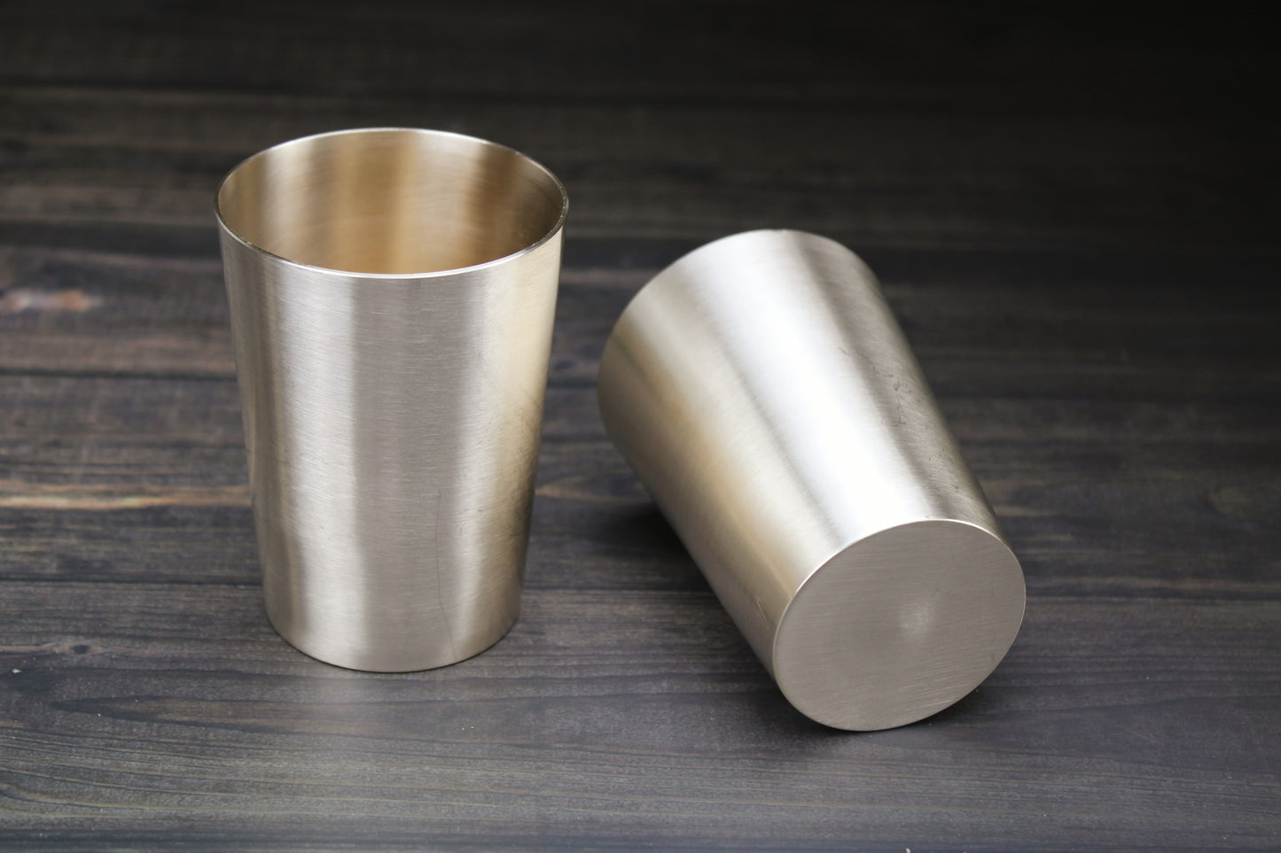 Bronze Luxe Tumbler – Elegant Metallic Juice Glass (220ml) – Glossy & Matte Finishes