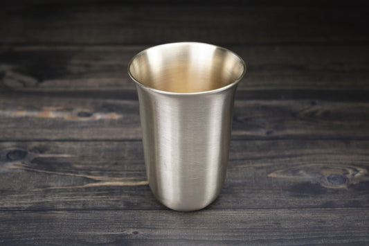 Bronze Glass Nectar – Elegant Metallic Juice Tumbler (220ml, Glossy & Matte Finishes)