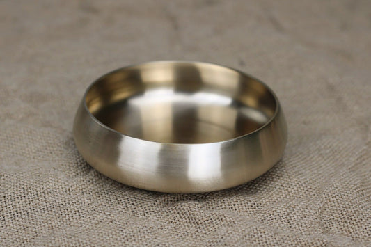 Premium Bronze Soup Bowl with Spoon – 200ml Capacity, Handcrafted in Glossy or Matte Finish