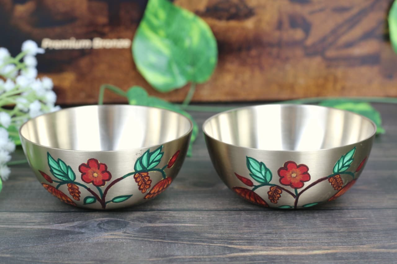 Bronze Apple Thali Dinner Set – Kalpavriksha