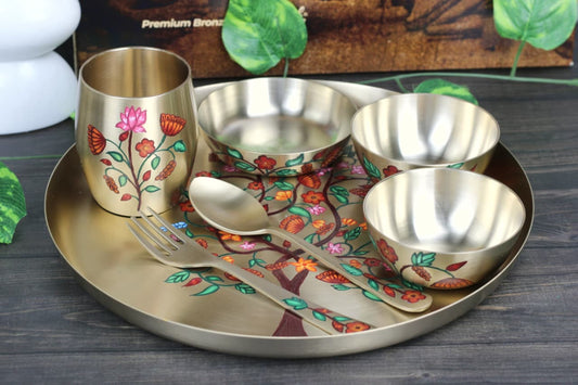 Bronze Apple Thali Dinner Set – Kalpavriksha
