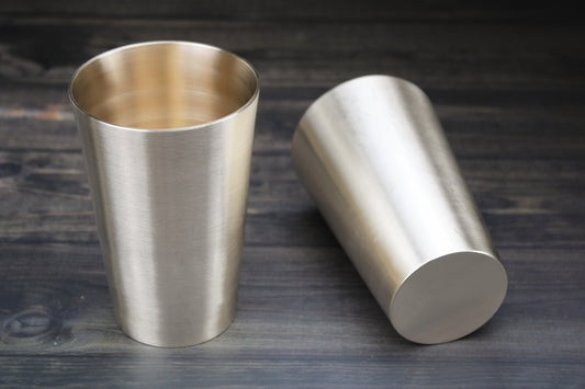 Patiala Lassi Bronze Glass - Heavy 350ml Traditional Cup | Glossy & Matte Finishes