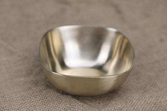 Bronze Square Bowl – Small, Medium, Large | Glossy or Matte Finish | Decorative, Elegant Tableware